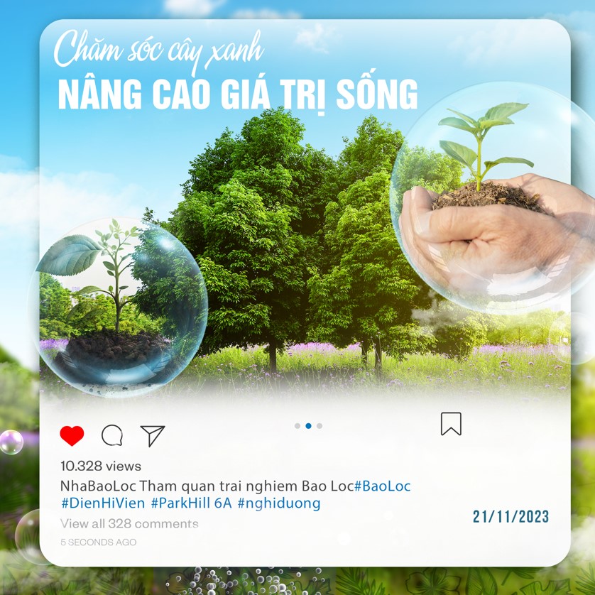 Real estate social media facebook post design template instagram social media nature background, poster bất động sản